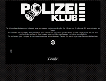Tablet Screenshot of polizeiklub.com